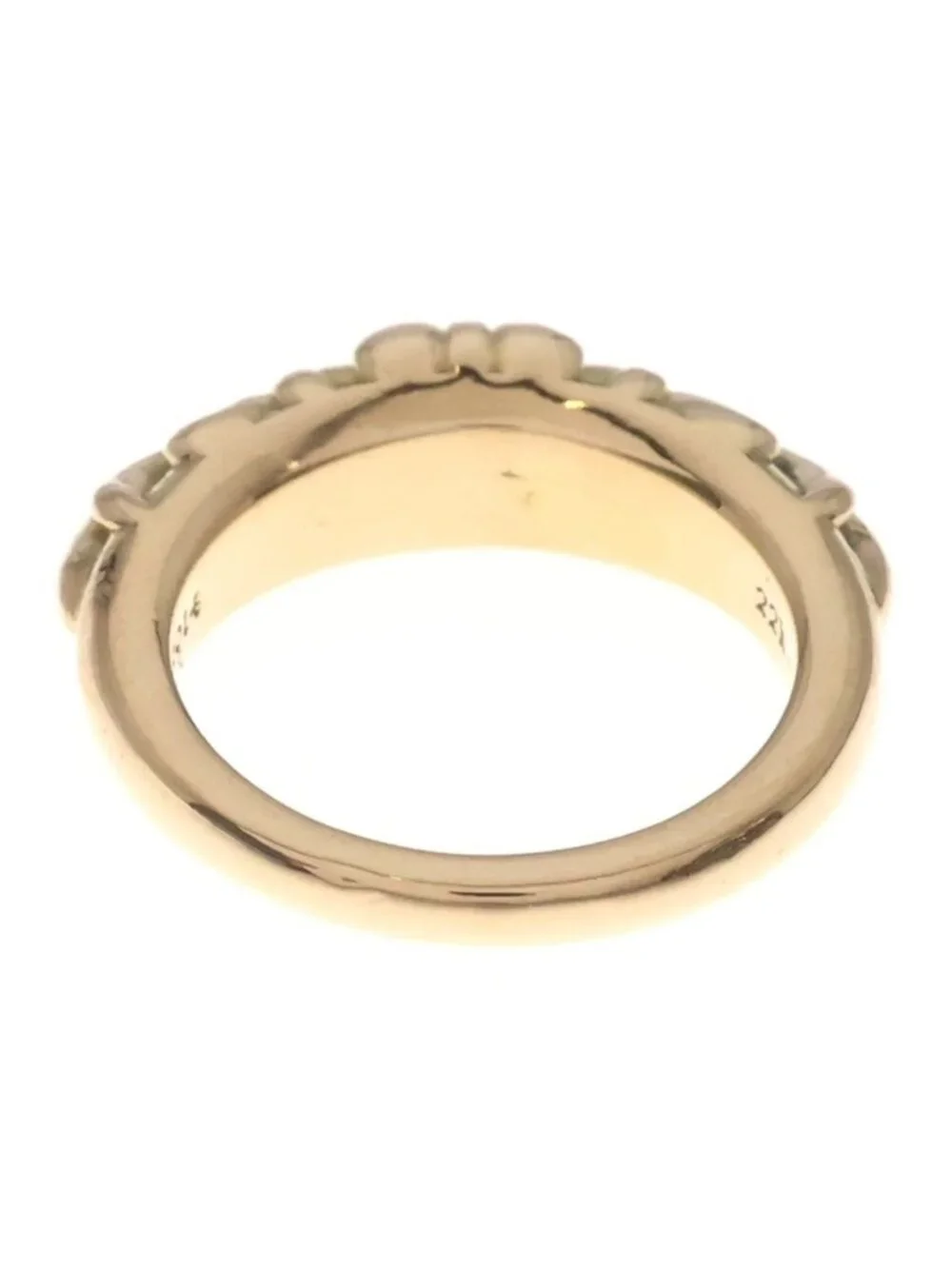 Chrome Hearts 22K Babyclsc Baby Classic Floral Cross Gold Ring